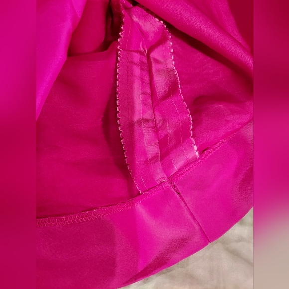 *$3000 OSCAR DE LA RENTA STUNNING RUNWAY PINK SILK DRESS GOWN US 6 - Picture 12 of 13